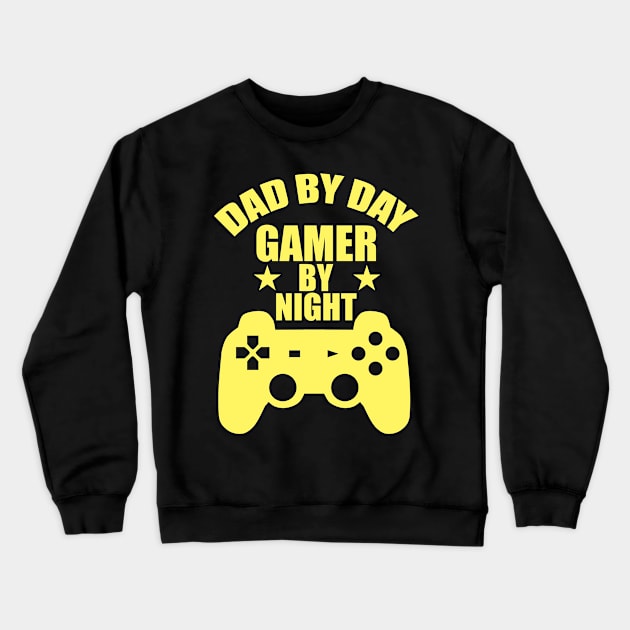 Gamer By Nigh Crewneck Sweatshirt by Usea Studio